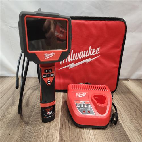 AS-IS- MILWAUKEE M12 12V Lithium-Ion Cordless M-SPECTOR 360-Degree 4 Ft. Inspection Camera Kit