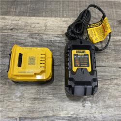 AS-IS DEWALT 20V MAX XR POWERSTACK Lithium-Ion Battery Starter Kit