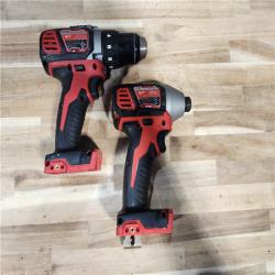 HOUSTON LOCATION - AS-IS Milwaukee  18V Lithium-Ion Cordless Drill Driver/Impact Driver Combo Kit