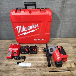 HOUSTON LOCATION - AS-IS (APPEARS LIKE NEW) Milwaukee FUEL 18V Lithium-Ion Brushless 1 in. Cordless SDS-Plus Rotary Hammer Kit
