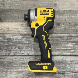 AS-IS DEWALT Atomic 20V Max Lithium-Ion Brushless Cordless Compact 1/4 in. Impact Driver Kit
