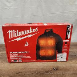 AS-IS Milwaukee M12 12V Heated Toughshell Jacket Kit - Black (XLarge)
