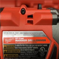 LIKE NEW - Milwaukee FUEL 18V Lithium-Ion Brushless Cordless 1/2 in. Hammer Drill Driver Kit