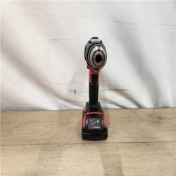 AS-IS- Milwaukee 18V Lithium-Ion Brushless Cordless 1/2 in. Compact Drill/Driver Kit