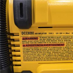 AS-IS DEWALT 20V MAX Inflator (Tool Only)