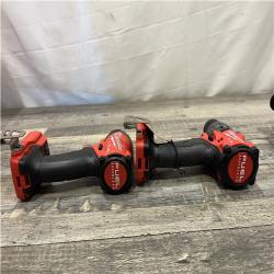 AS-IS Milwaukee FUEL 18V Lithium-Ion Brushless Cordless Hammer Drill and Impact Driver Combo Kit