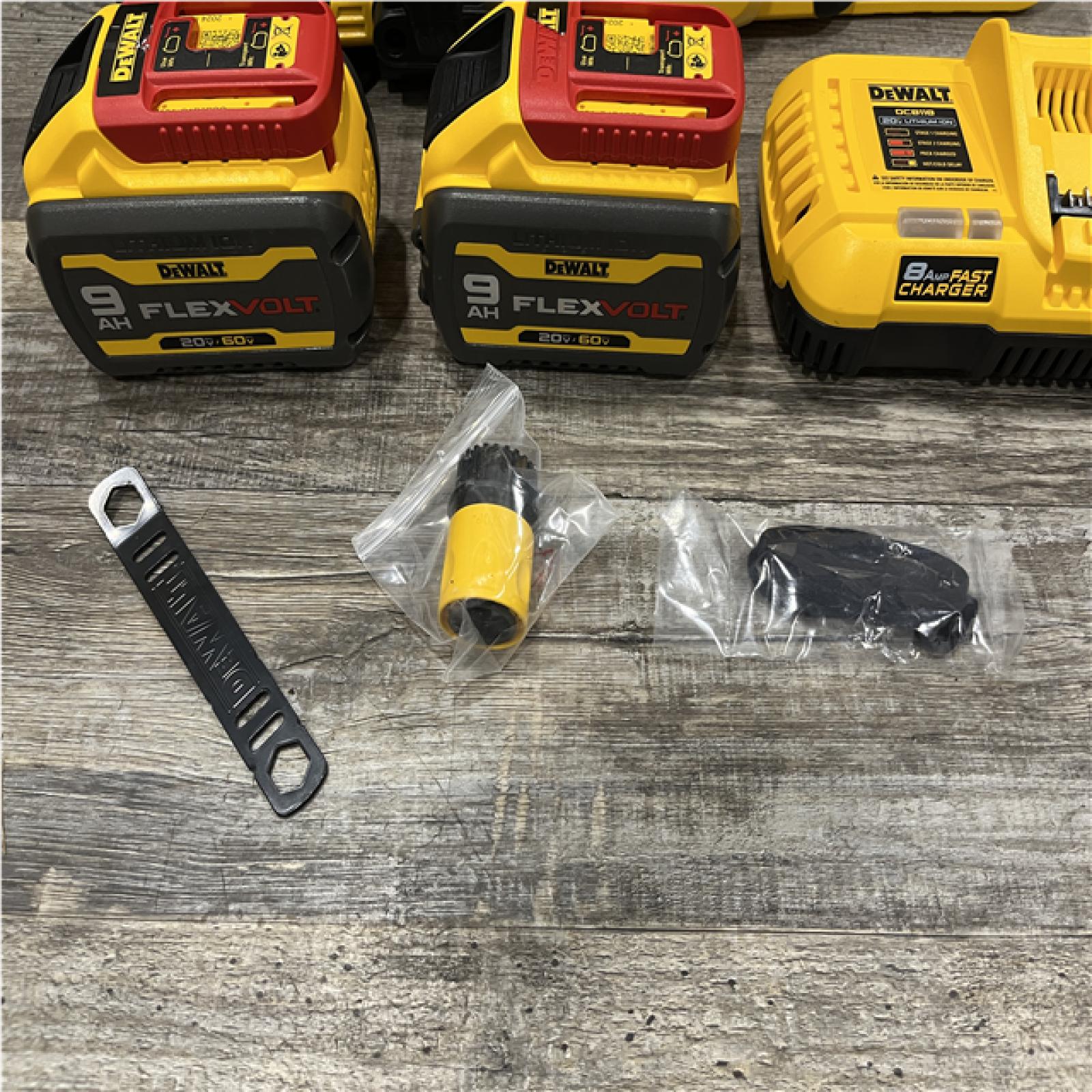AS-IS DEWALT FLEXVOLT 60V MAX Cordless 9 in. Cutoff Saw Kit