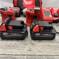 AS-IS Milwaukee 18V Lithium-Ion Cordless Drill Driver/Impact Driver Combo Kit