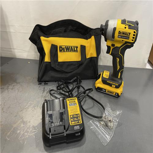 AS-IS - DeWALT ATOMIC 20V Max Lithium-Ion Brushless Cordless Compact 1/4 in. Impact Driver Kit