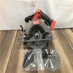 AS-IS Milwaukee FUEL 18V Lithium-Ion Brushless Cordless 6-1/2 in. Circular Saw (Tool-Only)