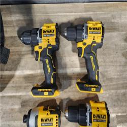 HOUSTON LOCATION - AS-IS DEWALT 4 TOOL COMBO KIT W/ (2) BATTERY & CHARGER