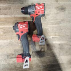 HOUSTON LOCATION - AS-IS Milwaukee FUEL 18V Lithium-Ion Brushless Cordless Hammer Drill and Impact Driver Combo Kit