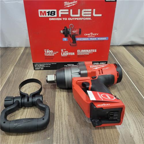 AS-IS  Milwaukee 2867-20 18V M18 FUEL Lithium-Ion Brushless Cordless 1 High Torque Impact Wrench W/ ONE-KEY (Tool Only)