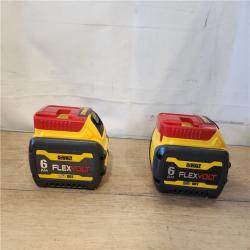 AS-IS- DEWALT FLEXVOLT 20V/60V MAX Lithium-Ion 6.0Ah Battery Pack (2 Pack)