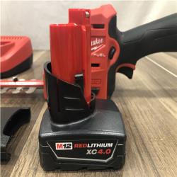AS-IS Milwaukee FUEL 8 in. 12V Lithium-Ion Brushless Cordless Hedge Trimmer Kit