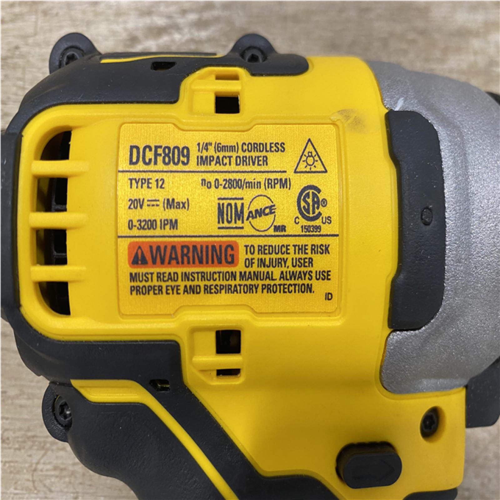 AS-IS Dewalt DCF809 20V MAX Brushless Impact Driver – Tool Only