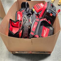 CALIFORNIA AS-IS MILWAUKEE EMPTY TOOL BAG PALLET