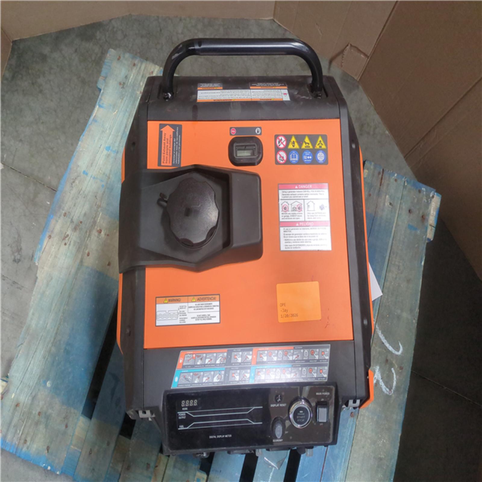 CALIFORNIA AS-IS GENERAC PORTABLE POWER GENERATOR