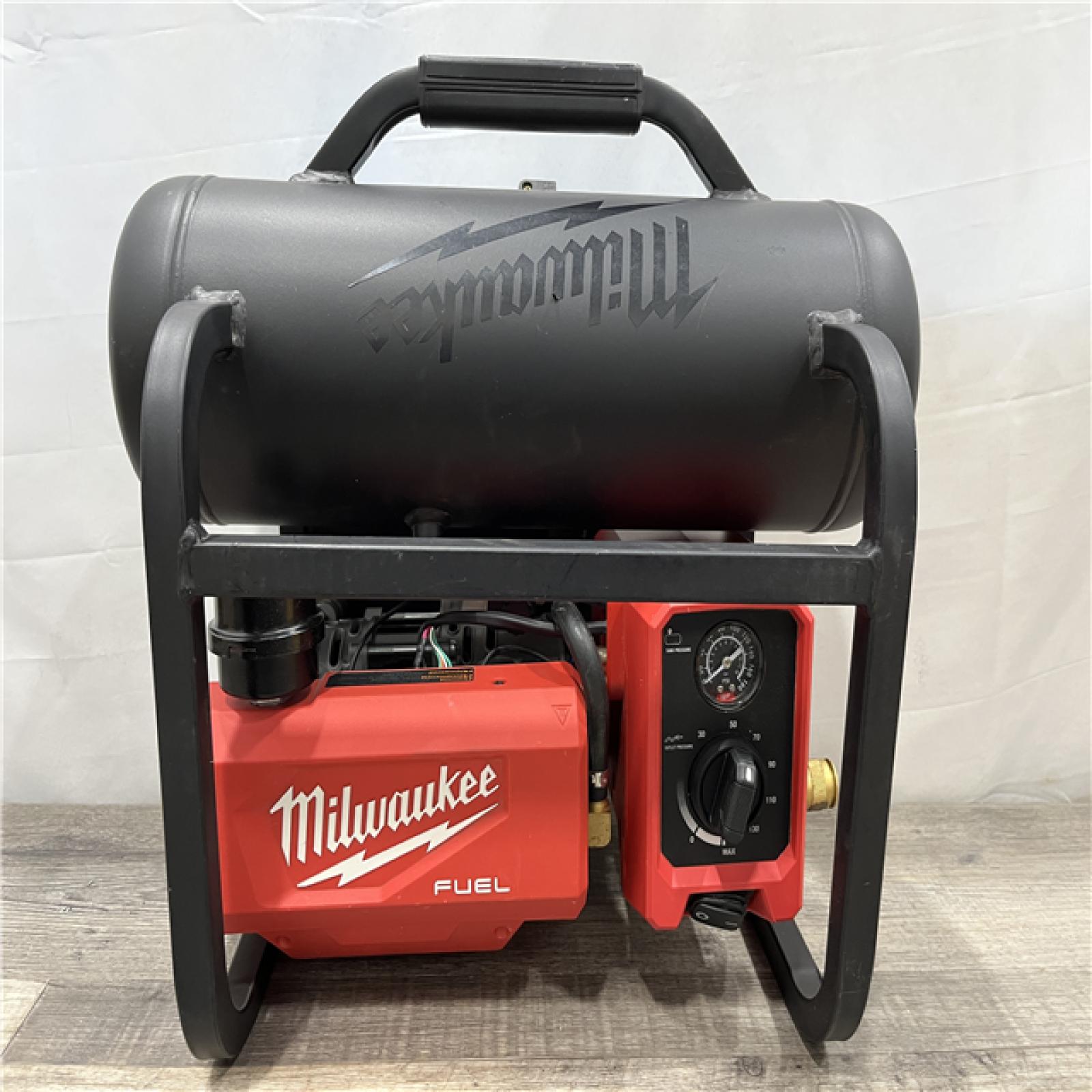 AS-IS Milwaukee FUEL 18-Volt Lithium-Ion Brushless Cordless 2 Gal. Electric Compact Quiet Compressor (Tool-Only)
