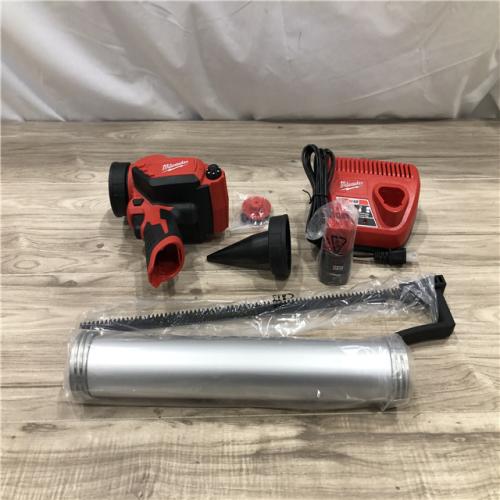 AS-IS M12 12V Lithium-ion Cordless 20 Oz. Aluminum Barrel Adhesive and Caulk Gun Kit