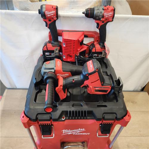 AS-IS- Milwaukee FUEL18-Volt Lithium-Ion Cordless (4-Tool) Combo Kit