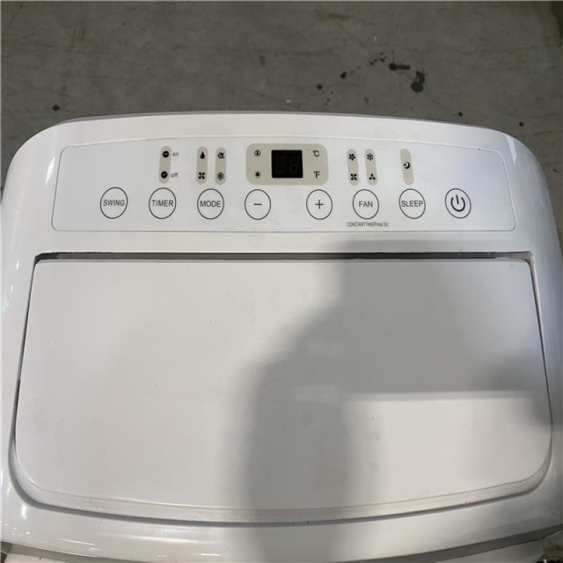 AS-IS Seasons 13,500 BTU (10,000 BTU, DOE) Portable Air Conditioner with  Heater in White