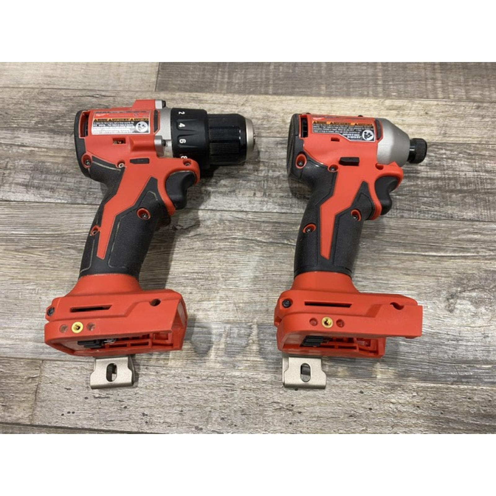 AS-IS Milwaukee 18V Lithium-Ion Brushless Cordless Compact Drill/Impact Combo Kit