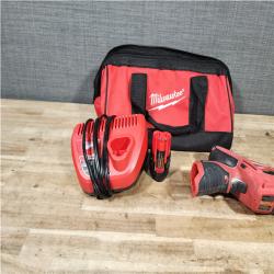 HOUSTON LOCATION - AS - IS Milwaukee M12 12-Volt Lithium-Ion HACKZALL Cordless Reciprocating Saw W/ (1) 1.5Ah Batteries  Charger