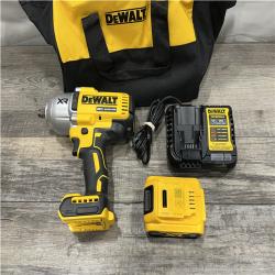 AS-IS DEWALT 20V MAX Lithium-Ion Cordless 1/2 in. Impact Wrench Kit