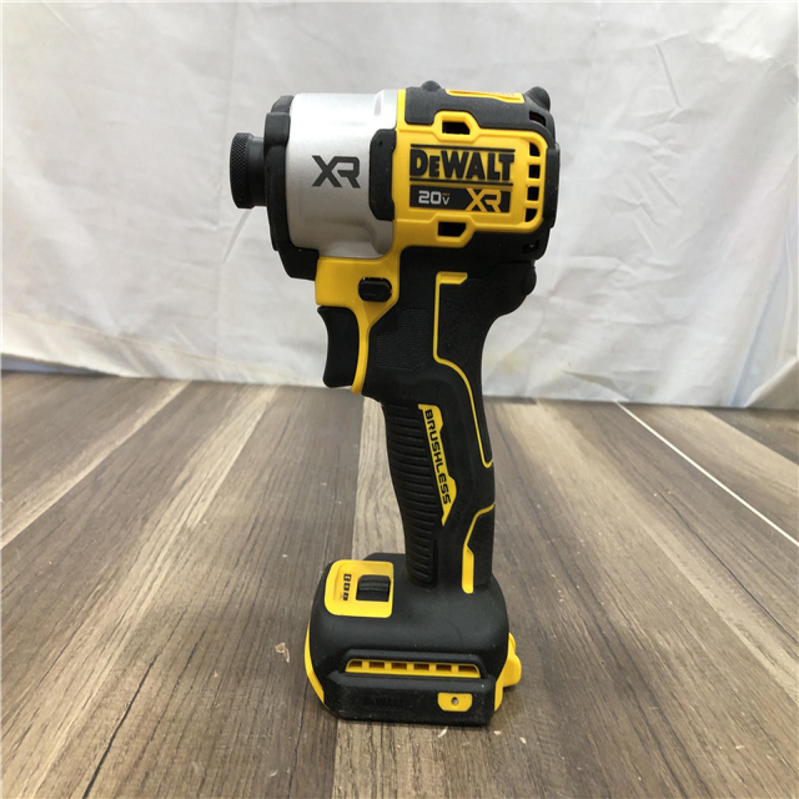 AS-IS DEWALT 20V MAX XR Cordless Brushless 1/4 in. 3-Speed Impact Driver (Tool-Only)