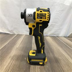 AS-IS DEWALT 20V MAX XR Cordless Brushless 1/4 in. 3-Speed Impact Driver (Tool-Only)