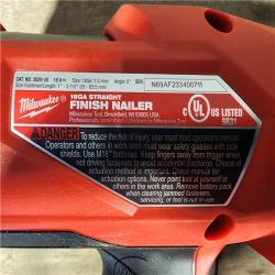 HOUSTON LOCATION - AS-IS Milwaukee Tool Cordless Finish Nail Gun 18 V 3020-20 (TOOL ONLY)