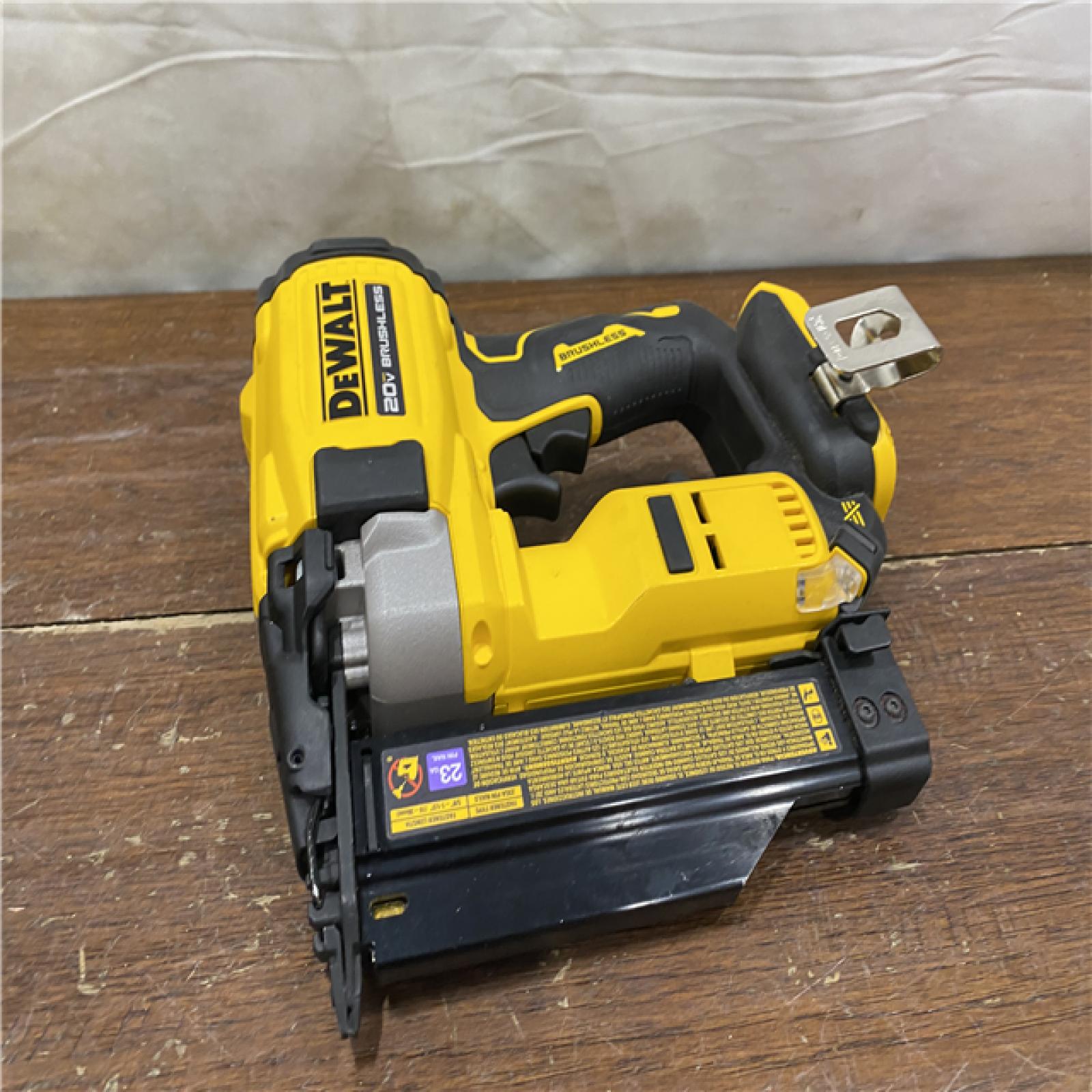 AS-IS DeWalt 20V MAX 23 Ga. Cordless Compact Pin Nailer Tool Only 20 V