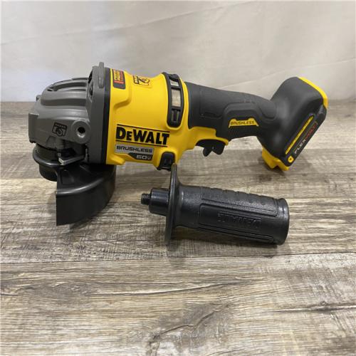 AS-IS DEWALT 60V MAX Cordless Brushless 4.5 in. to 6 in. Small Angle Grinder with Kickback Brake (Tool Only)