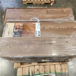 Phoenix AS-IS TrafficMaster Kellum Valley Oak Gunstock Brown 7 mm T x 8 in. W Laminate Wood Flooring (600 sqft/25 case)