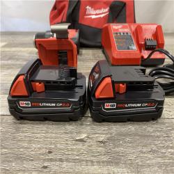 AS-IS Milwaukee 18V Lithium-Ion Brushless Cordless 1/2 in. Compact Hammer Drill/Driver Kit