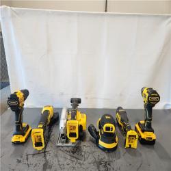 AS-IS- Dewalt 20-Volt MAX ToughSystem Lithium-Ion 6-Tool Cordless Combo Kit