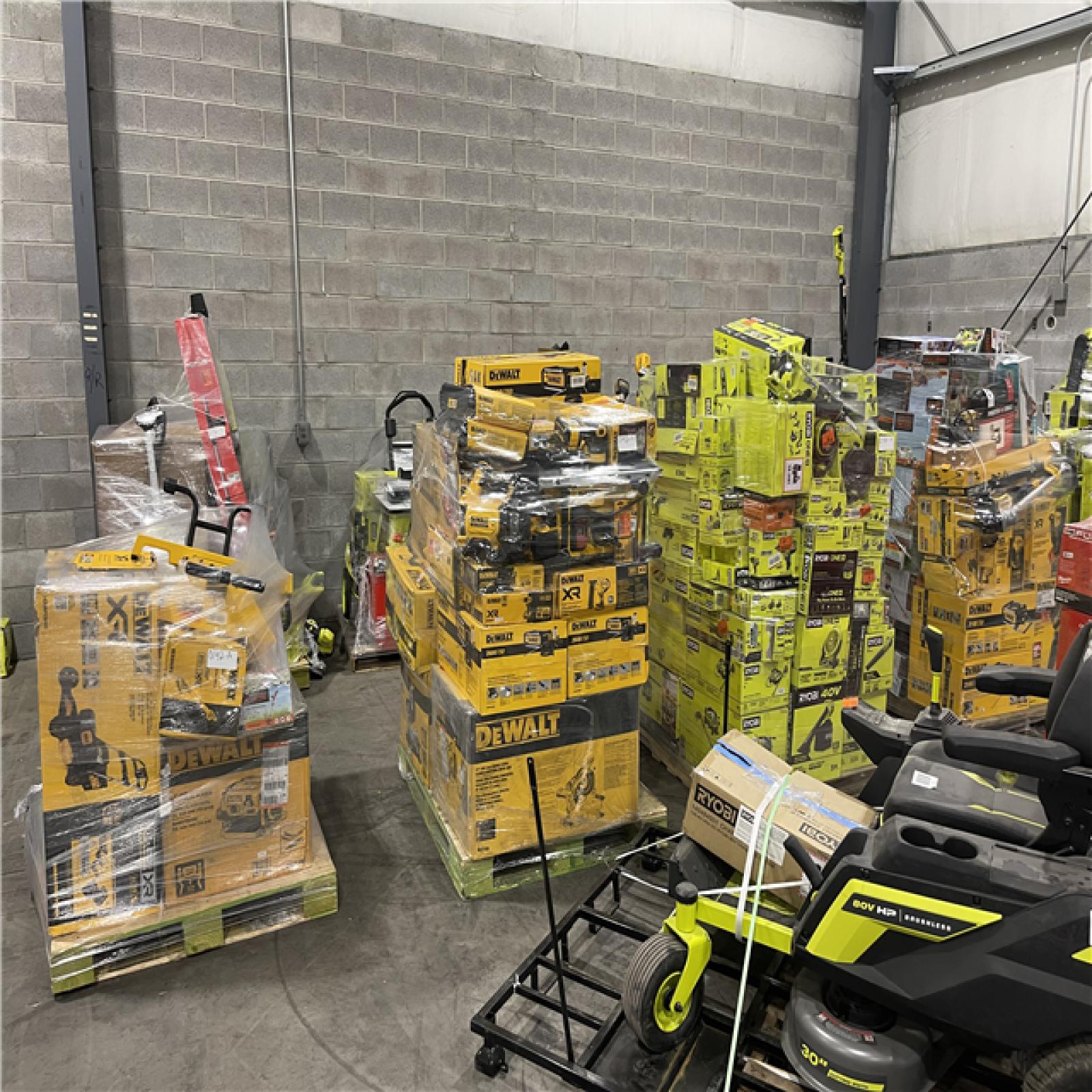 Pittston Location As-Is Power Tools Partial Truckload (12 pallets) 0142-A