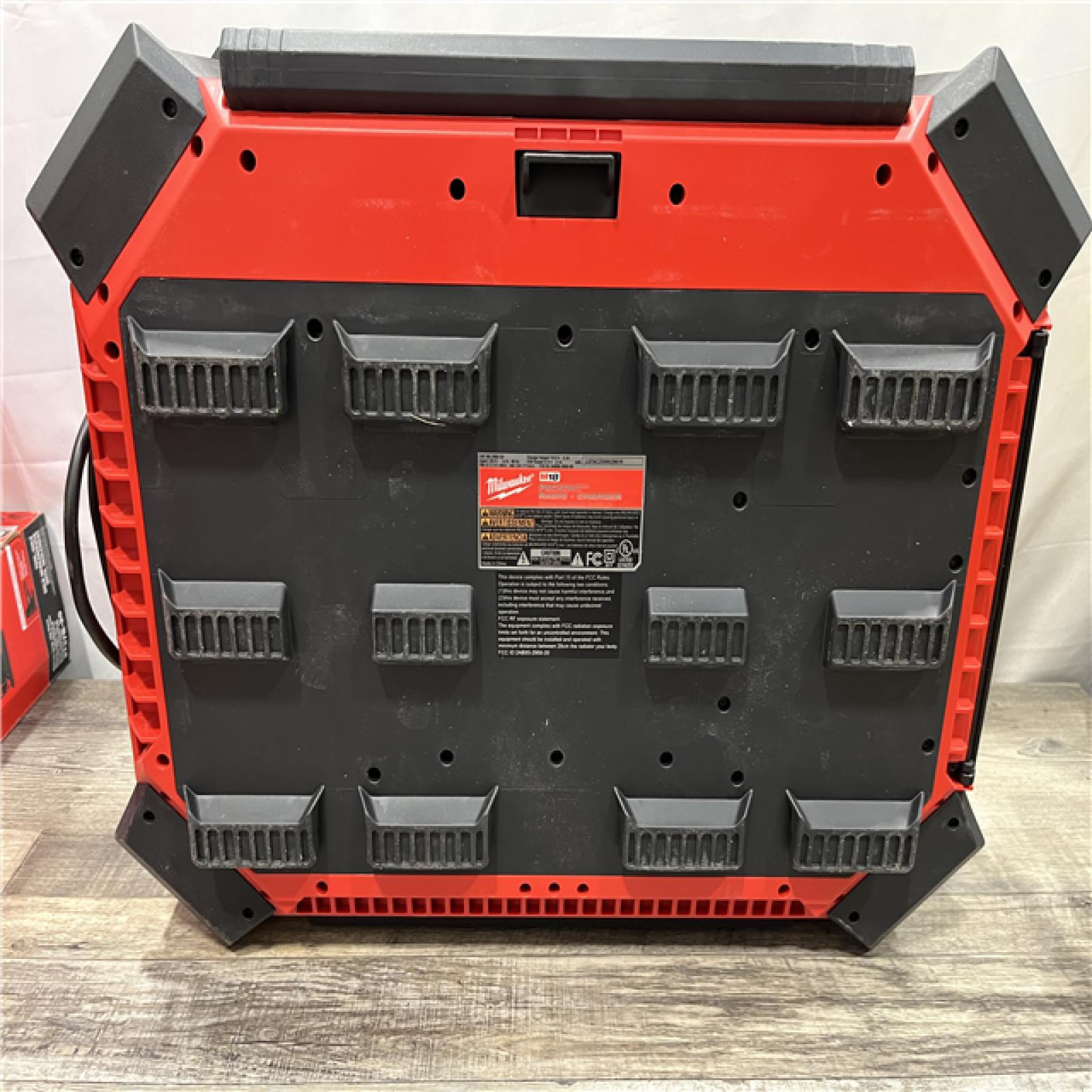 AS-IS Milwaukee Lithium-Ion Cordless PACKOUT Radio/Speaker with Built-In Charger