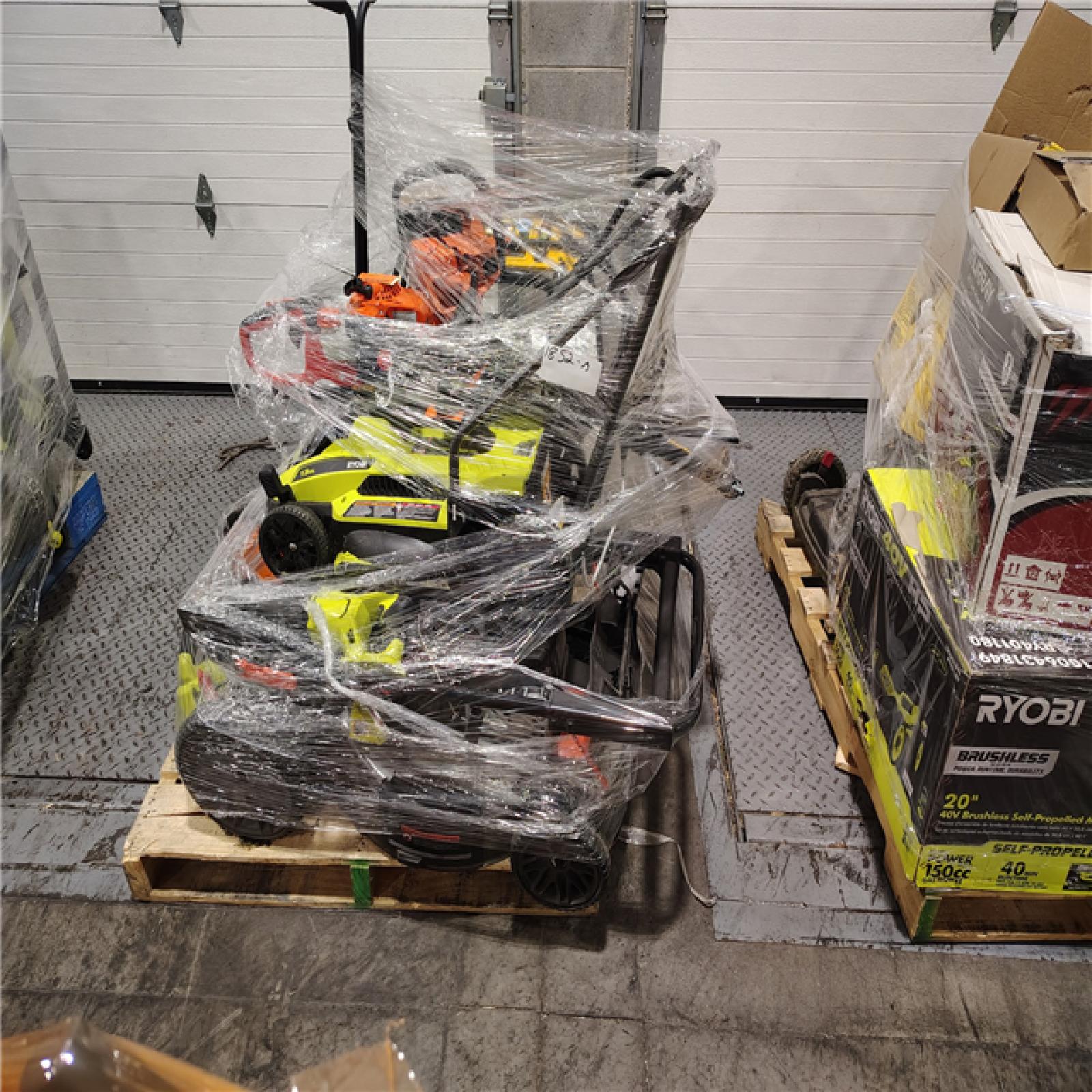 Pittston Location As-Is Outdoor Power Tools Partial Truckload (6 Pallets) 1852-A