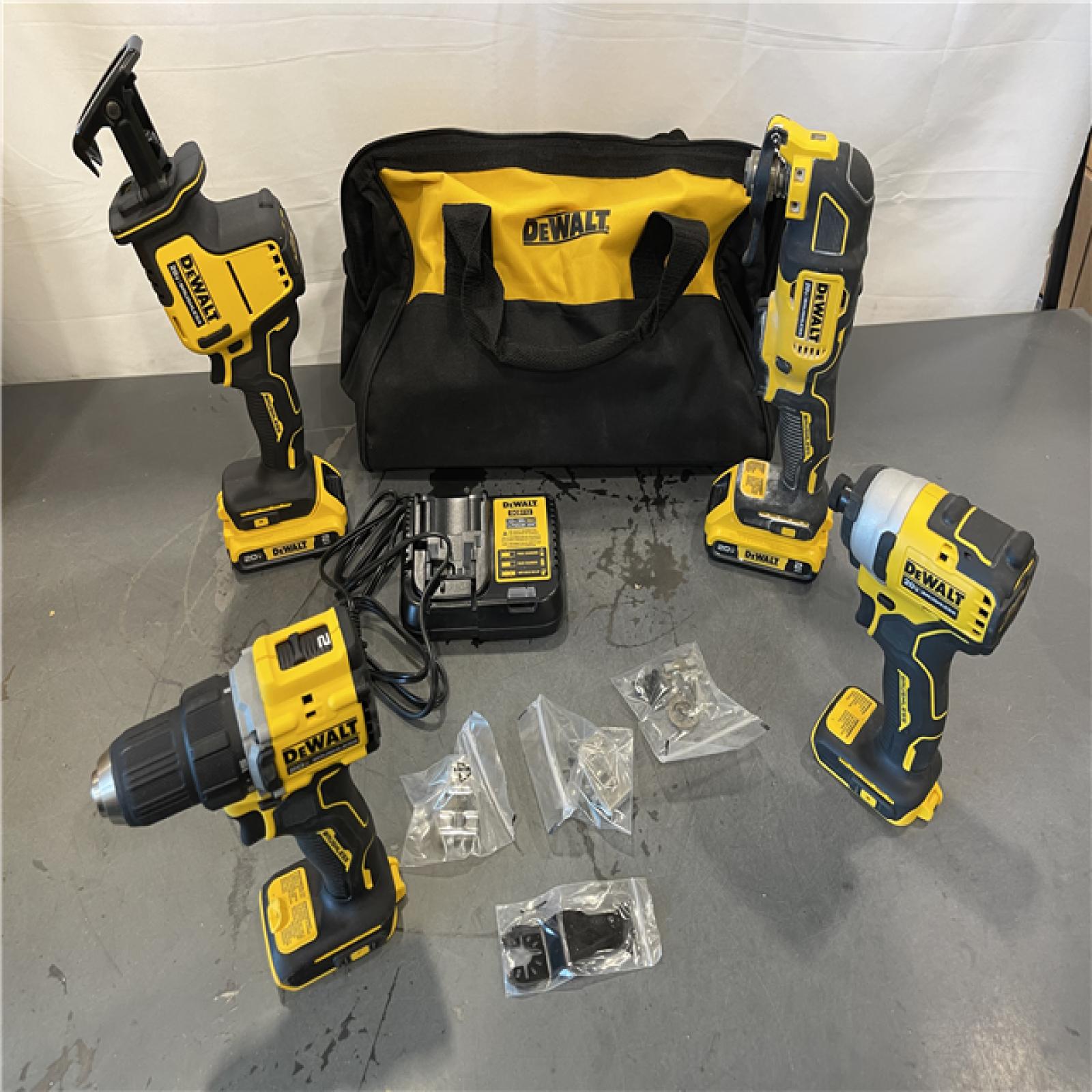 AS-IS - DeWalt ATOMIC 20-Volt Lithium-Ion Cordless Brushless Combo Kit