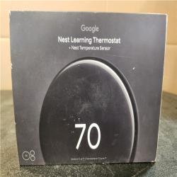 Phoenix Google Nest Learning Thermostat (4th Gen) with Nest Temperature Sensor (2nd Gen) 2-Pack - Polished Obsidian