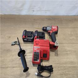 AS-IS Milwaukee FUEL 18V Lithium-Ion Brushless Cordless 1/2 in. Drill/Driver Kit