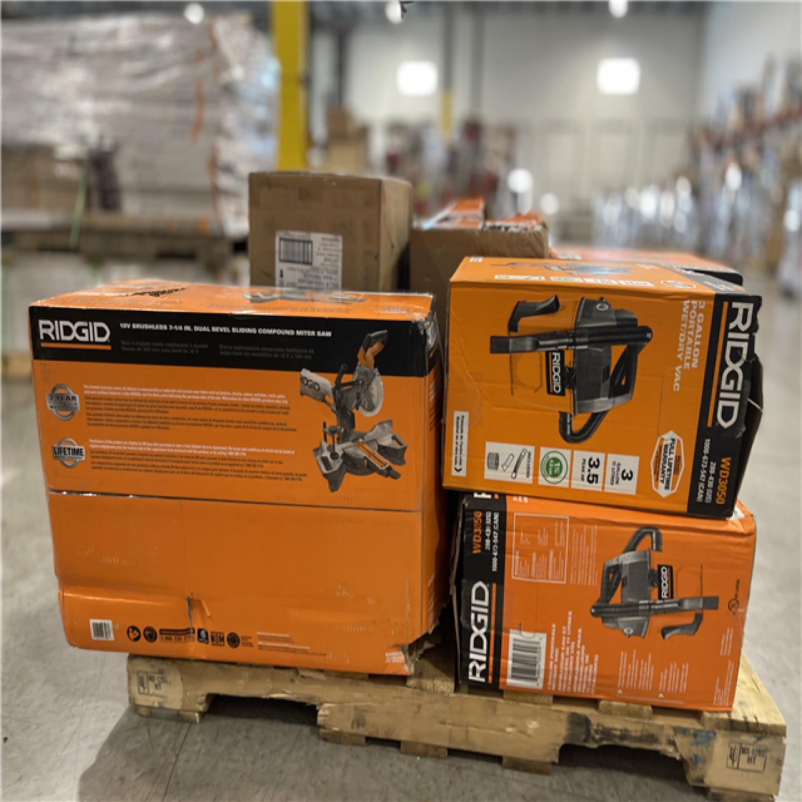 DALLAS LOCATION - AS-IS RIDGID MIXED PALLET
