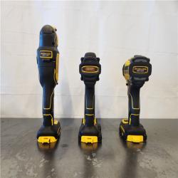 AS-IS- DEWALT 20V MAX Lithium-Ion Cordless 3-Tool Combo Kit