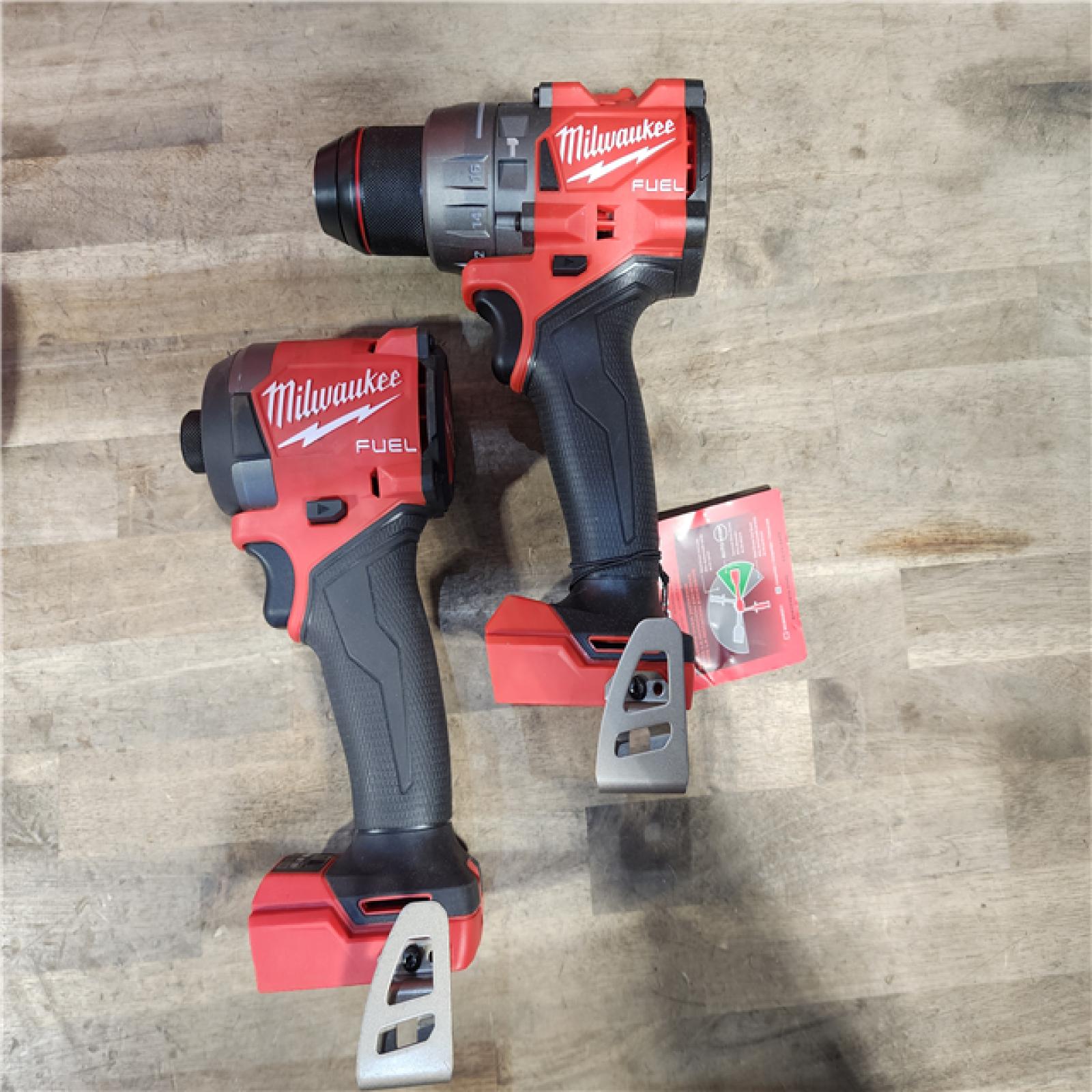 HOUSTON LOCATION - AS-IS MILWAUKEE FUEL 18V Lithium-Ion Brushless Cordless Hammer Drill and Impact Driver Combo Kit