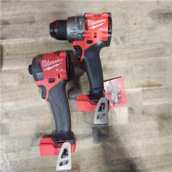 HOUSTON LOCATION - AS-IS MILWAUKEE FUEL 18V Lithium-Ion Brushless Cordless Hammer Drill and Impact Driver Combo Kit