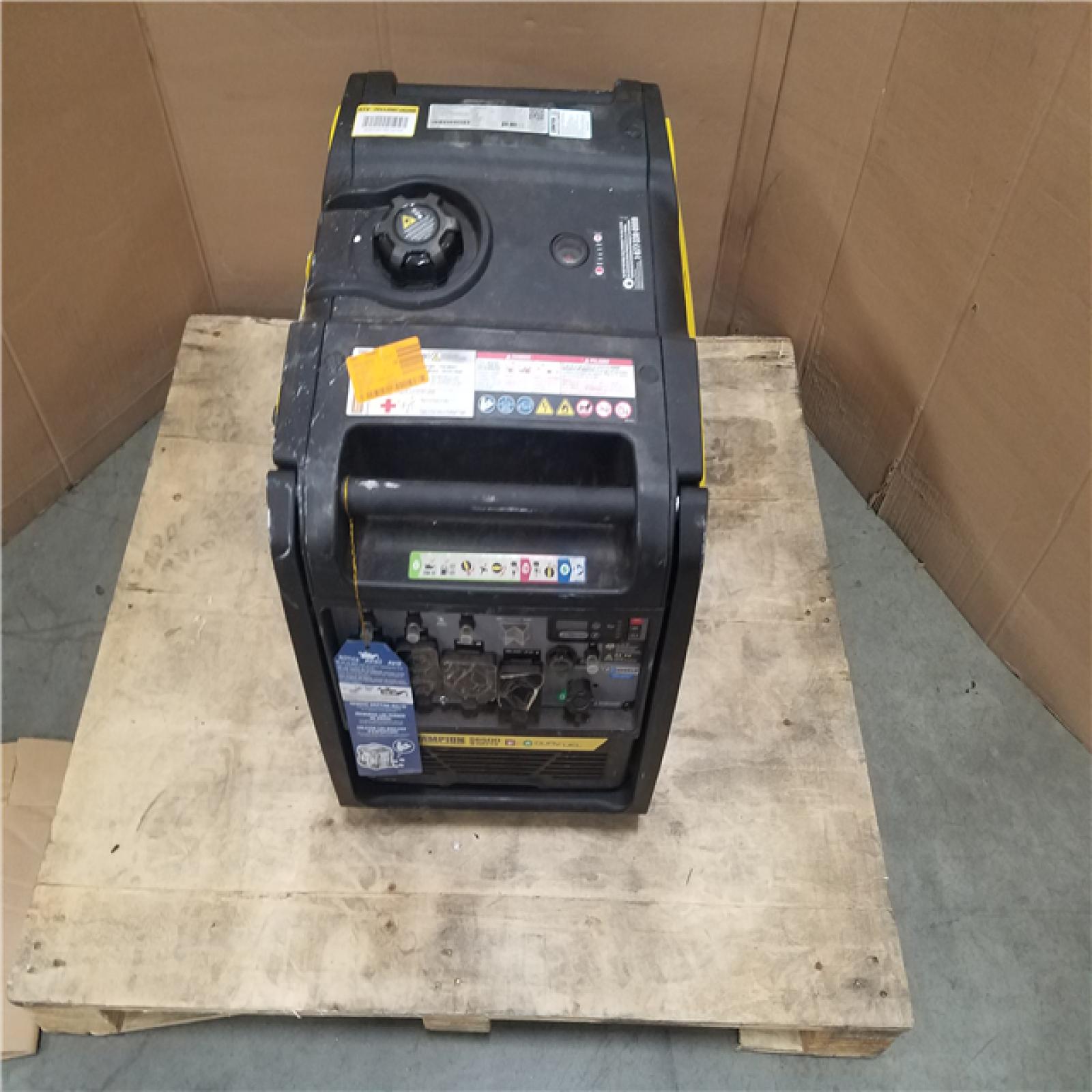 CALIFORNIA AS-IS CHAMPION DUAL FUEL PORTABLE GENERATOR