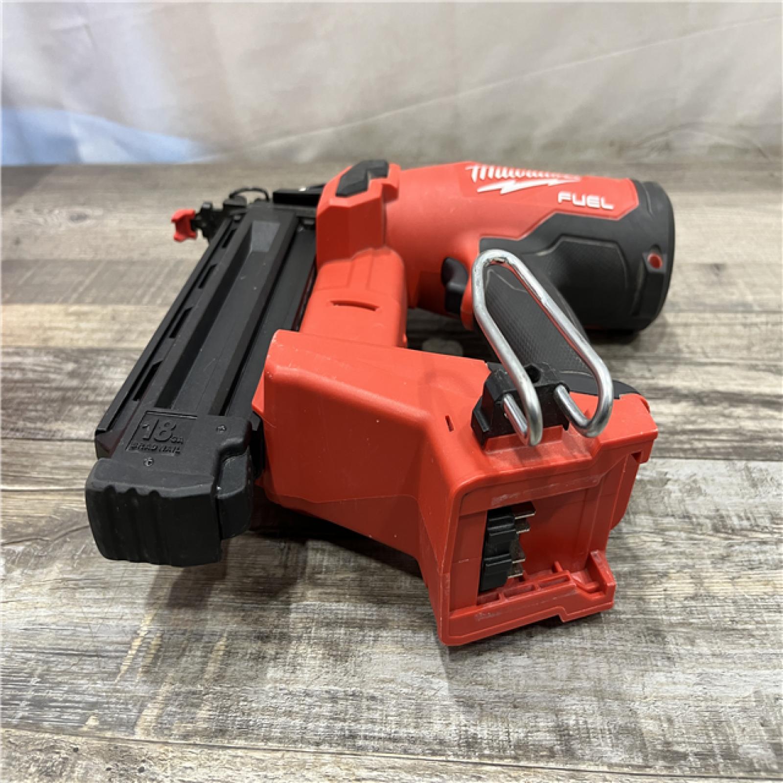 AS-IS Milwaukee FUEL 18-Volt Lithium-Ion Brushless Cordless Gen II 18-Gauge Brad Nailer (Tool-Only)