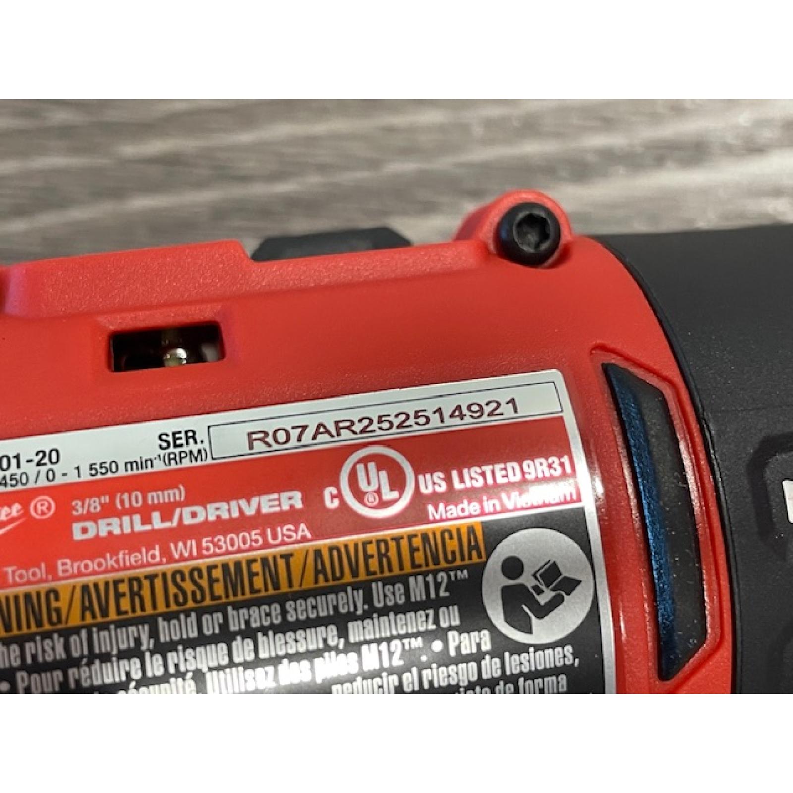 AS-IS Milwaukee 12-Volt Lithium-Ion Brushless Cordless Subcompact Drill and Impact Driver Combo Kit
